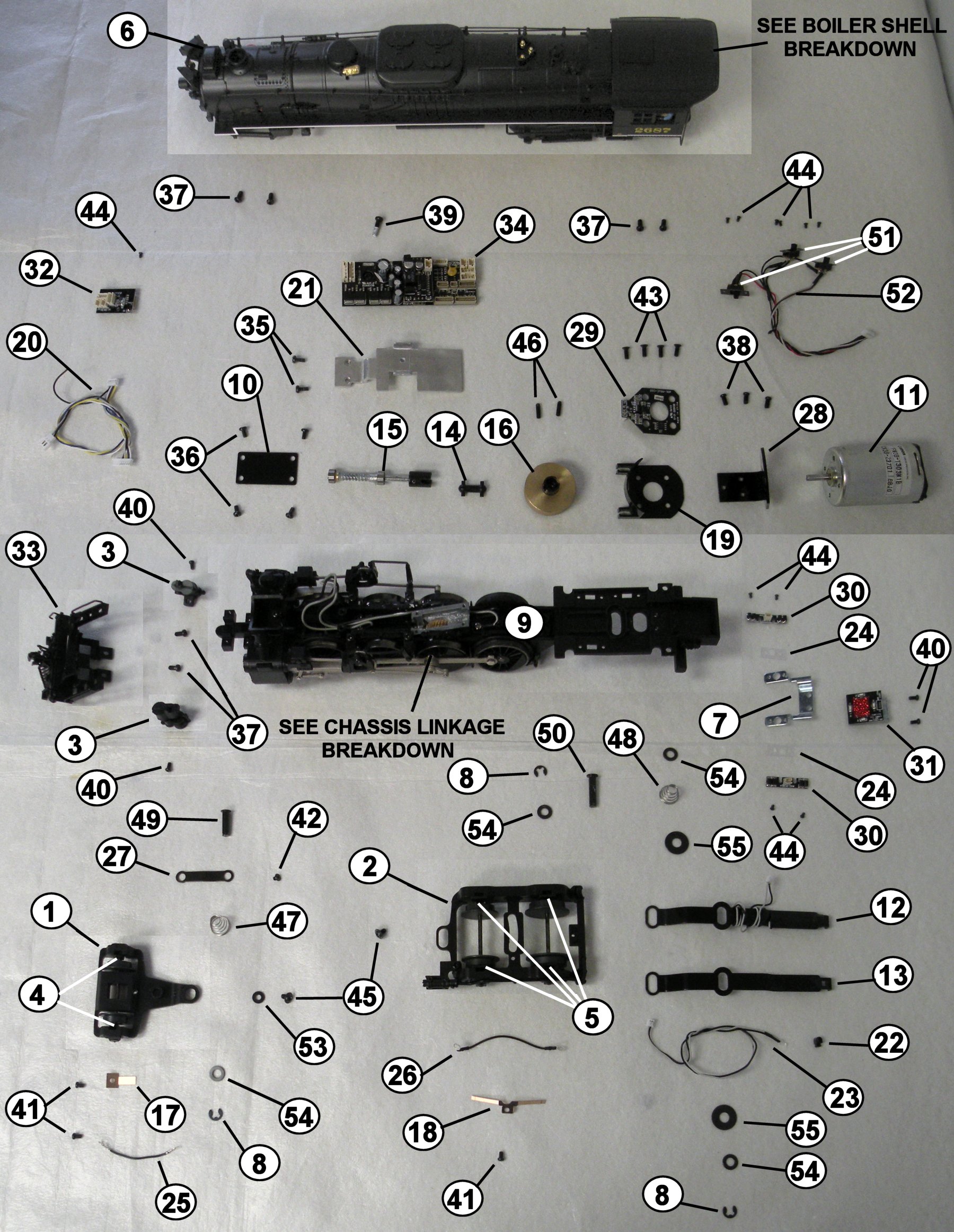 Lionel polar 2025 express parts